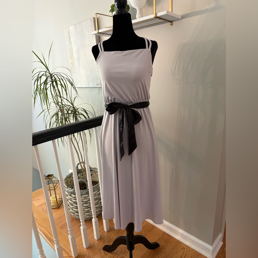 ASOS Soft Lavender Cocktail Dress w/ Belt — Size 4 —EUC